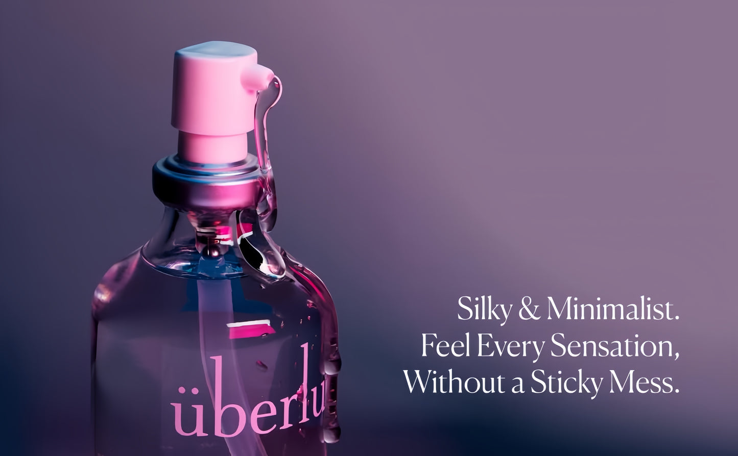 Uberlube Silicone Base Lube - Unscented Silicone Lubricant Personal Lubrication : Latex Safe Privacy Sex Lube Liquid for Couples Women & Men - Flavorless, Vaginal & Anal - 112ml